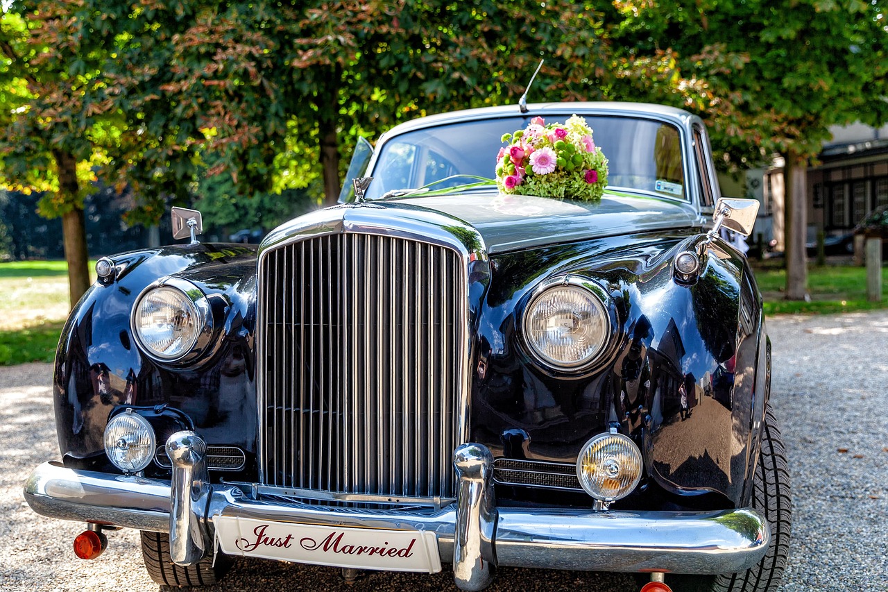 Das Hochzeitsauto