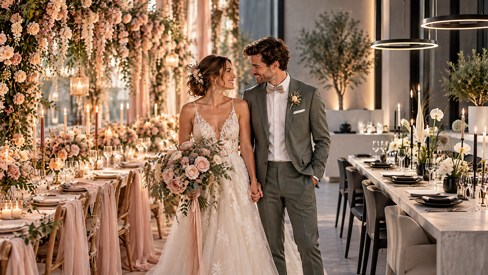Eine Hochzeit für zwei unterschiedliche Geschmäcker