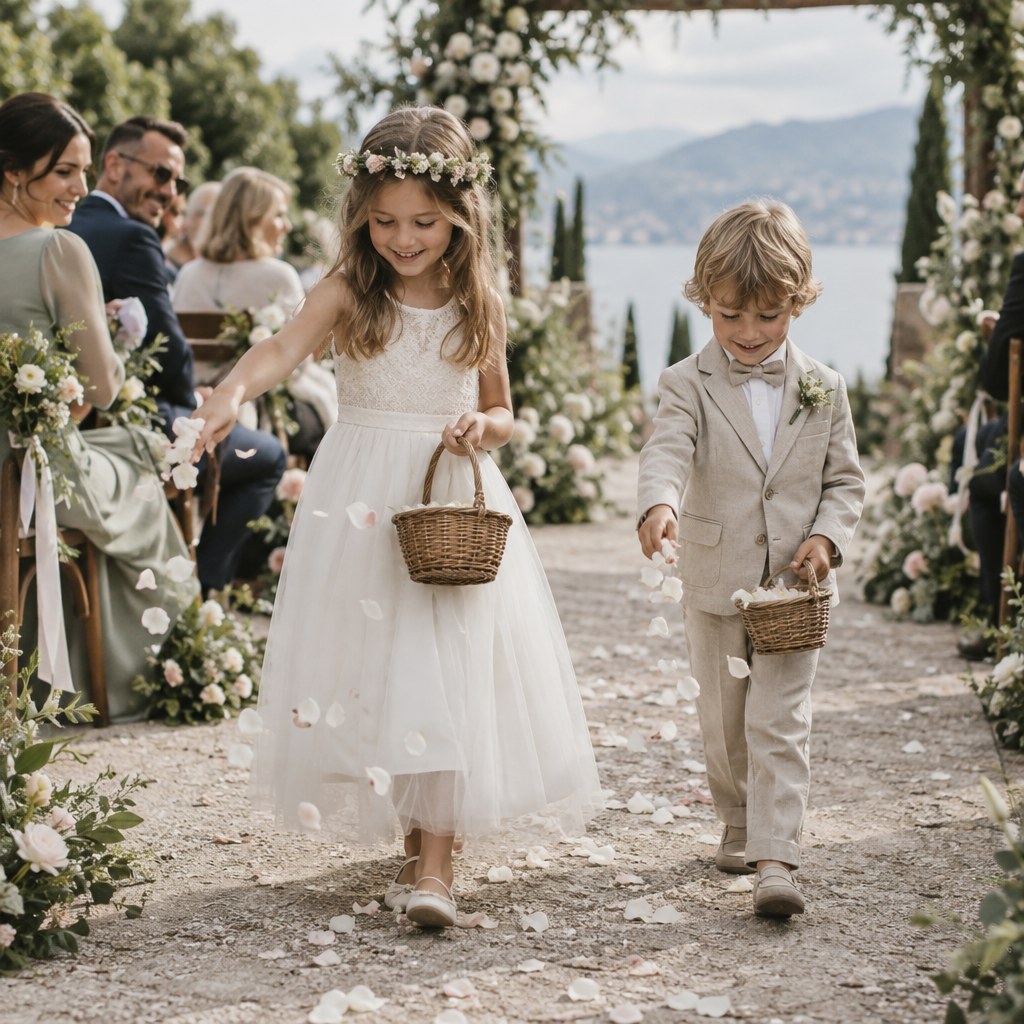 Blumenkinder bei der Hochzeit: Kleine Leute, großer Auftritt